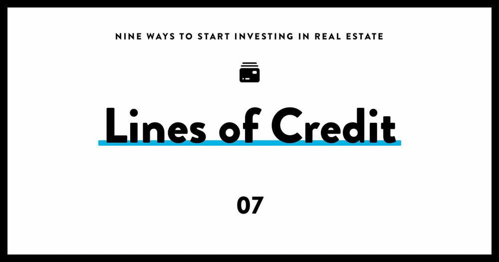real estate investing for dummies 07 lines of credit