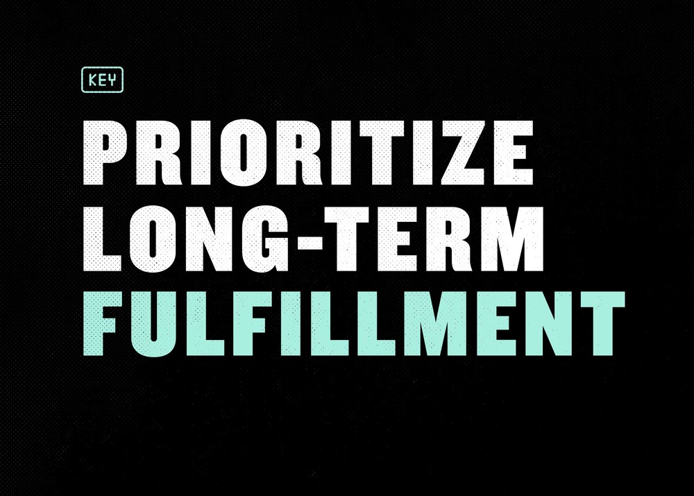 Long-term fulfillment is a key benefit of smart goal setting