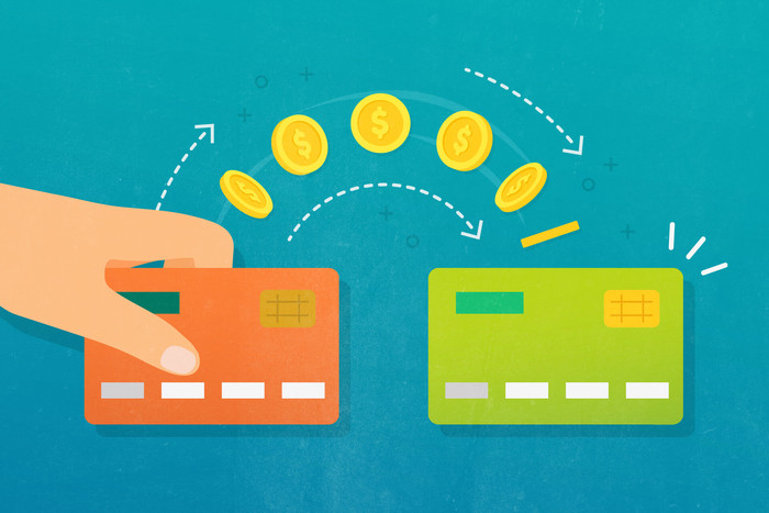 Credit card balance transfer graphic