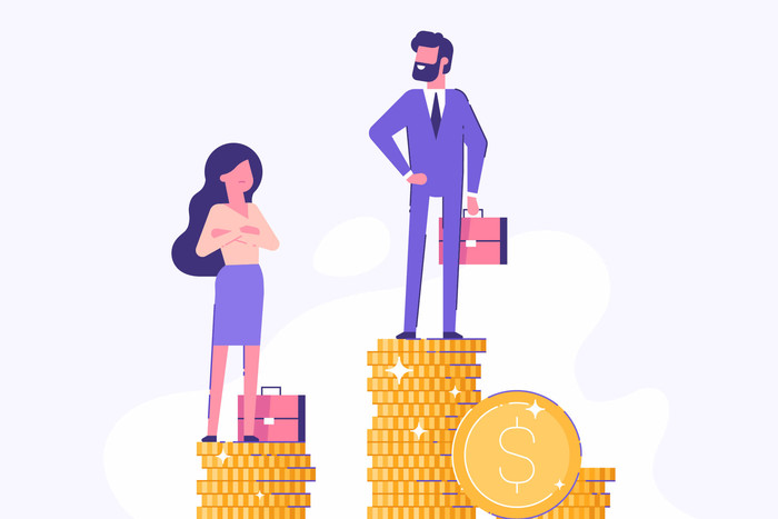A business man and woman growing their own businesses with horizontal and vertical integration