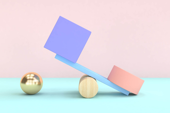 Balancing risk and return on a fulcrum