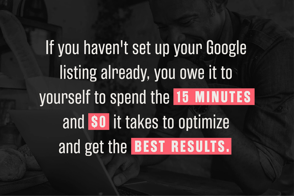 small business needs to optimize their Google my business listing for best results